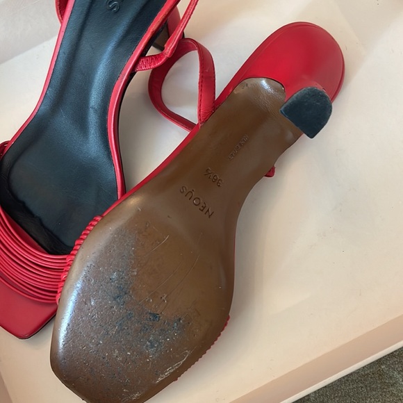 Neous Red Dilemma 80 leather sandal - Picture 6 of 7